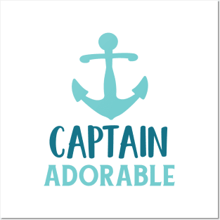 Captain Adorable, Boat Anchor, Sailor, Sailing Posters and Art